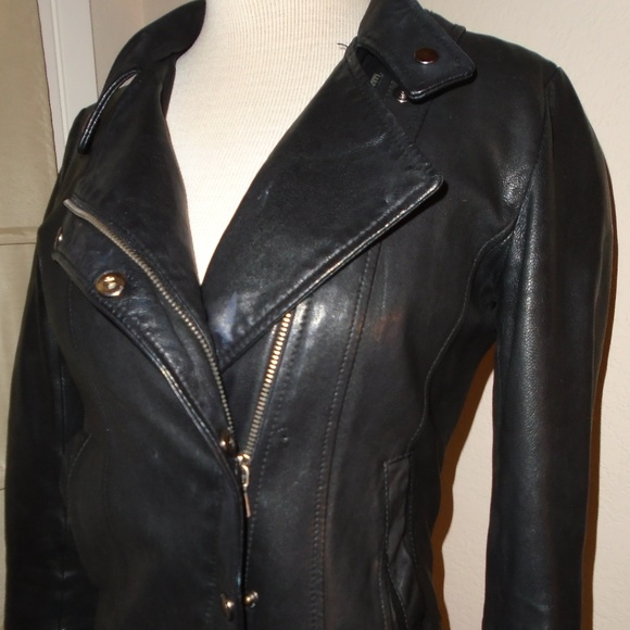 banana republic vegan leather jacket